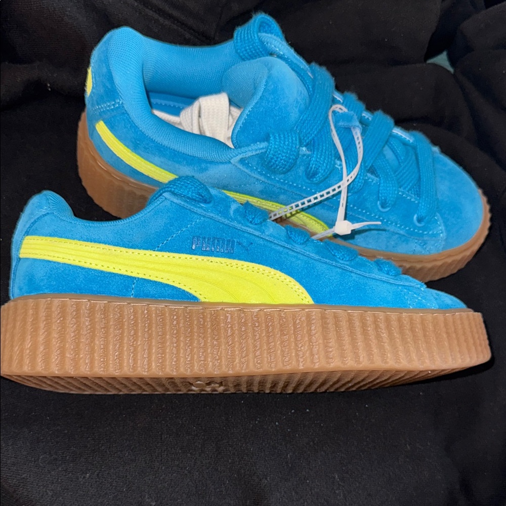 PUMA x FENTY Creeper Phatty - Speed Blue/Lime Pow - Size 7W NEW!